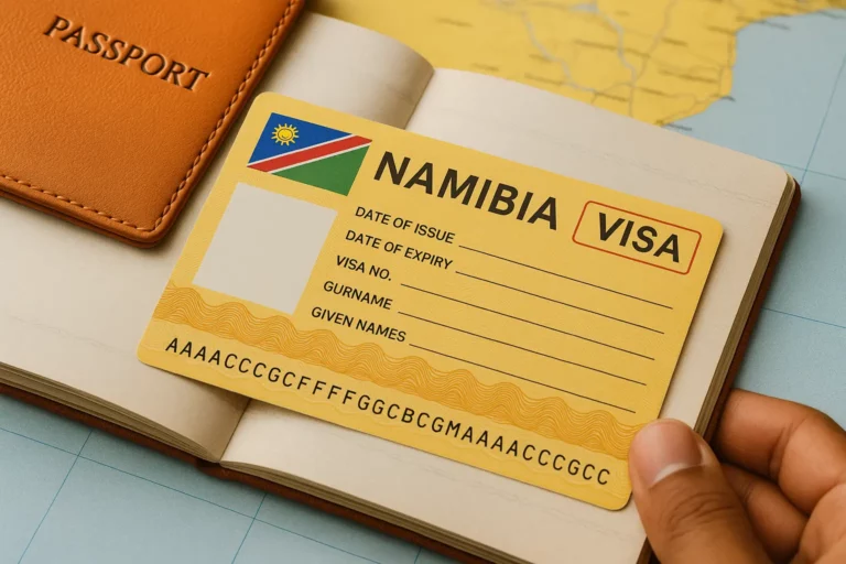 visa namibie visa