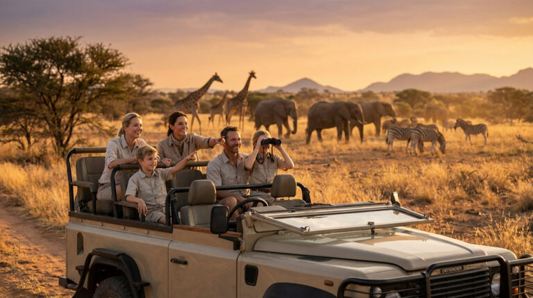 meilleure agence pour safari en famille, jumelles de safari